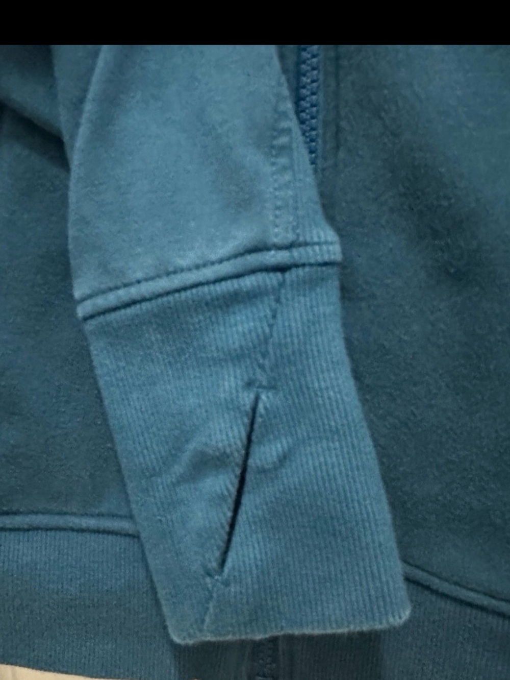 Athleta Triumph Hoodie Jacket Teal size Large - Picture 5 of 8
